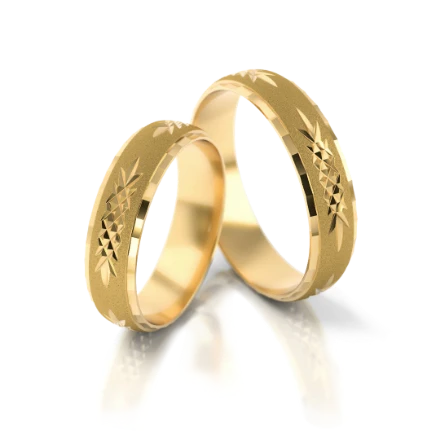 Trauringe "Klassisch" - 16 G Gelbgold ohne Steine - foto 1 - STELMACH