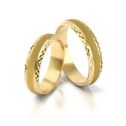 Trauringe "Minimalistisch" - 24 G Gelbgold ohne Steine - foto 1 - STELMACH