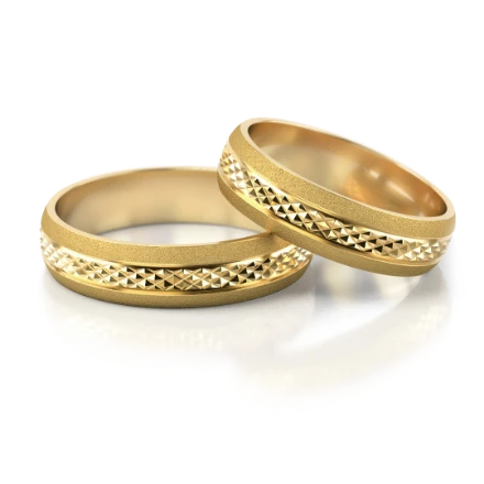Trauringe "Minimalistisch" - 25 G Gelbgold ohne Steine - foto 1 - STELMACH