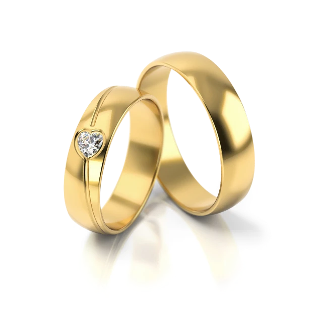 Bild von Trauringe "Romantisch"_295 Gelbgold