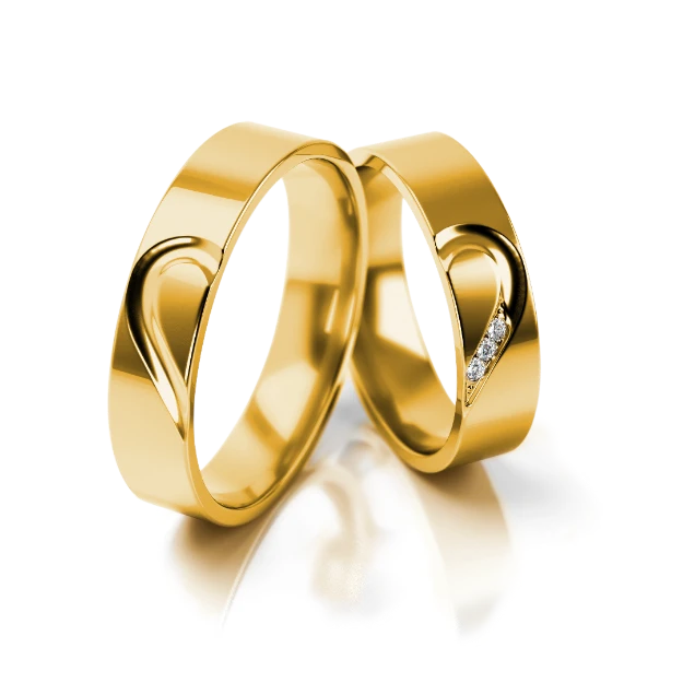 Bild von Trauringe "Romantisch"_309 Gelbgold