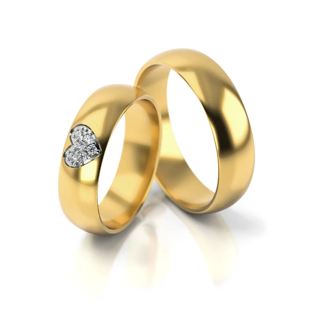 Bild von Trauringe "Romantisch"_310 Gelbgold