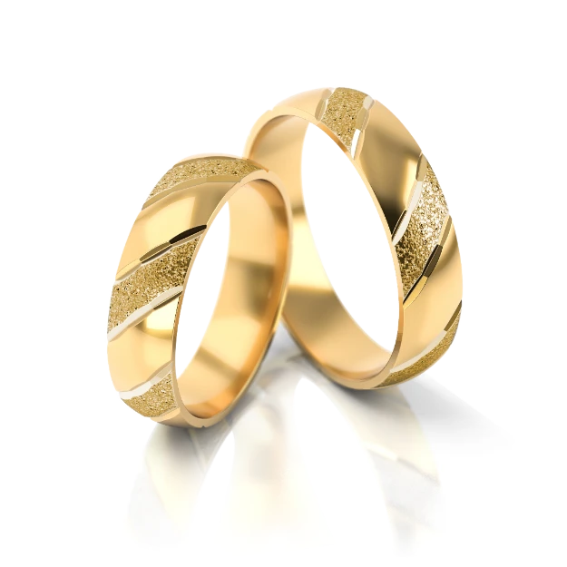 Bild von Trauringe "V-Rings" - 4 G