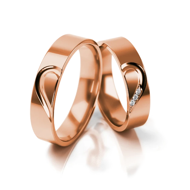 Bild von Trauringe "Romantisch"_309 Roségold