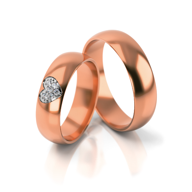 Bild von Trauringe "Romantisch"_310 Roségold