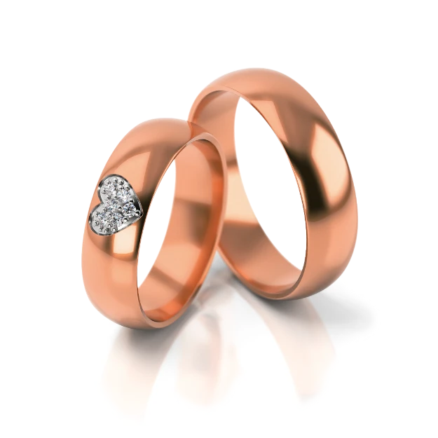 Bild von Trauringe "Romantisch"_310 Roségold