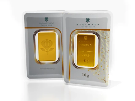 Goldbarren 10g –  999,9 Gold  - foto 1 - STELMACH