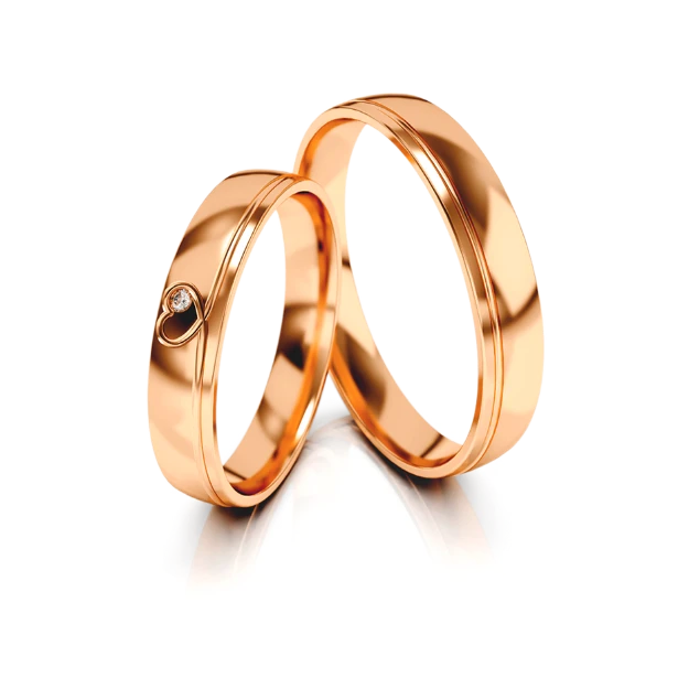 Bild von Trauringe "Romantisch"_326 Roségold