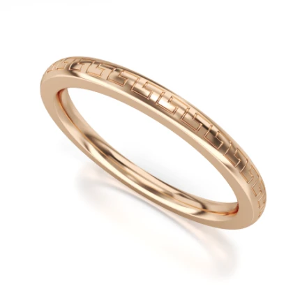 Memoire-Ring „Schöne Ferien“_524 R Roségold ohne Steine - foto 1 - STELMACH