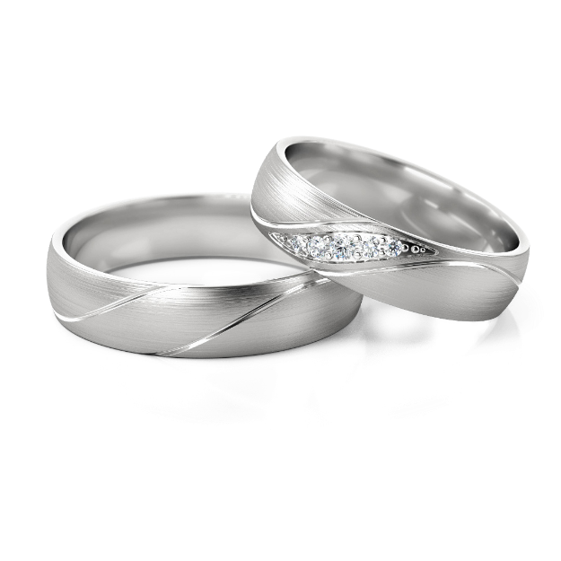 Bild von Trauringe "Pure Eleganz" - 284 W