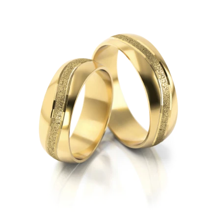 Trauringe "Flow" - 116 G Gelbgold ohne Steine - foto 1 - STELMACH